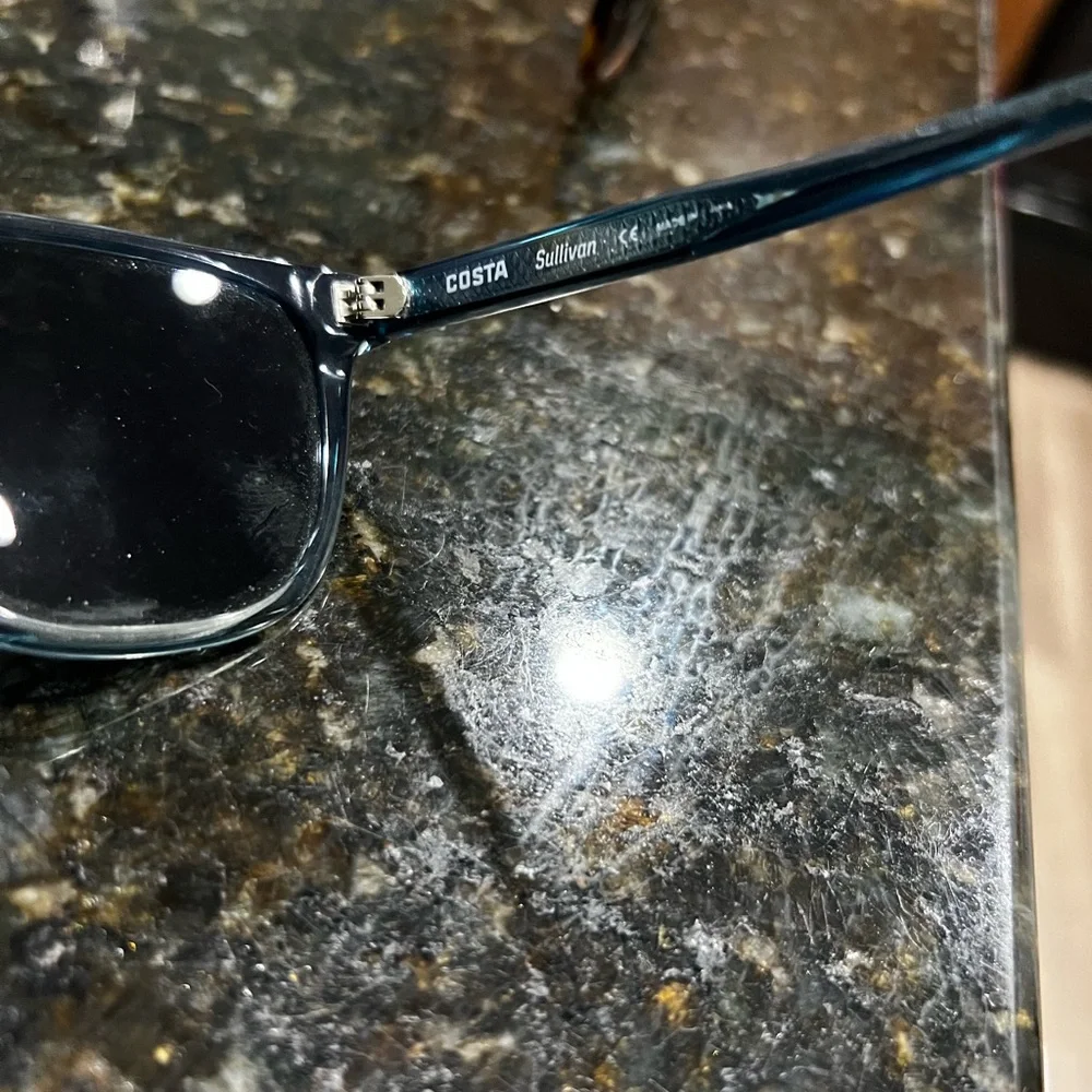 Costa Wearable Glasses with Blue sullivan black mirror lenses